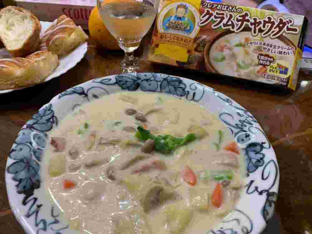 本しめじのクラムチャウダー