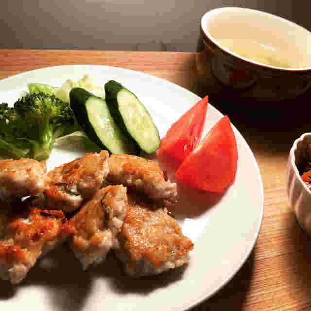 鶏肉ともやしの揚げ物