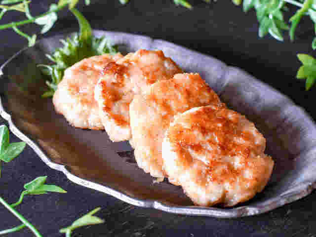 ささみと明太子の丸め焼き