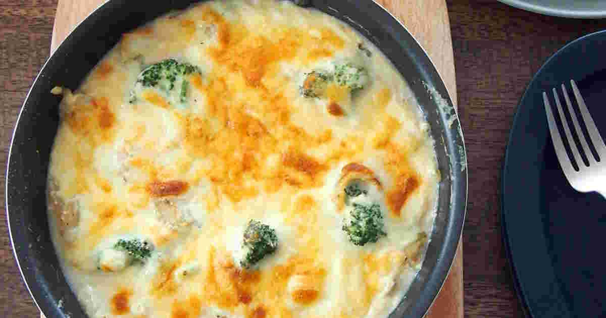 豆腐クリームのシーフードグラタンのレシピ