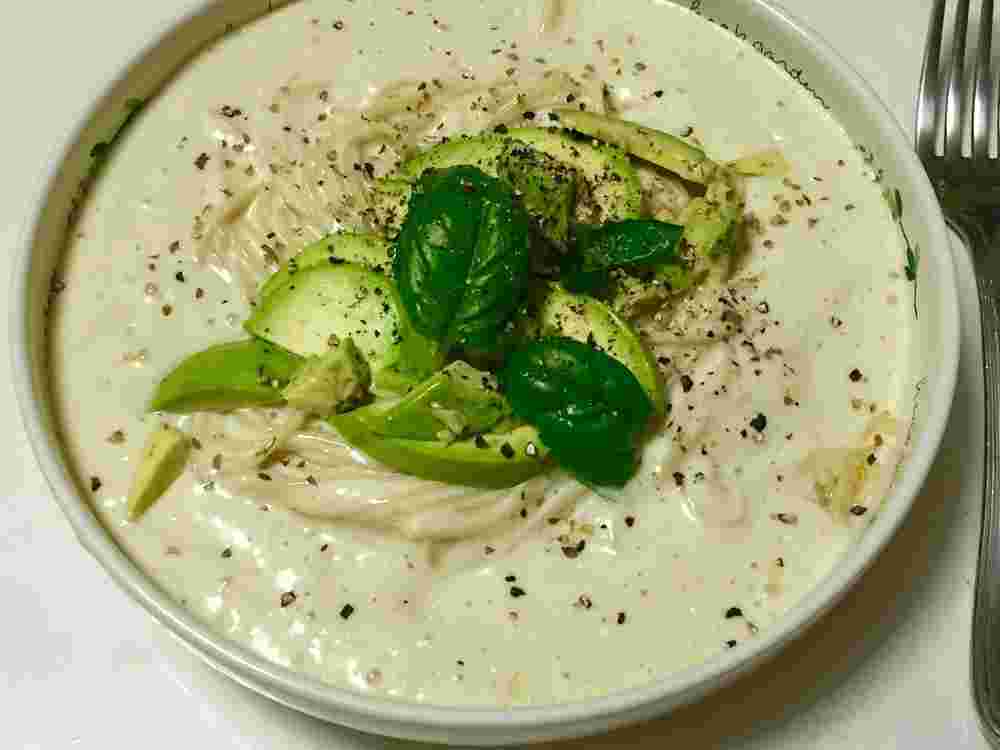 アボカド豆腐クリーム冷製パスタのレシピ