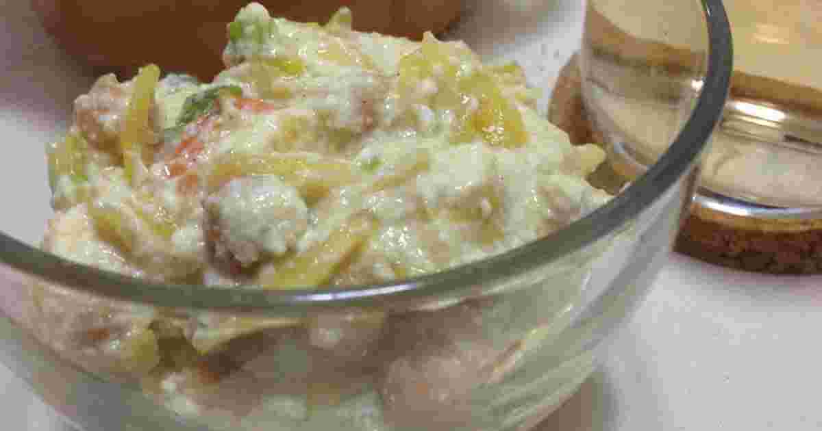 ひよこ豆とセロリの豆腐クリームサラダのレシピ