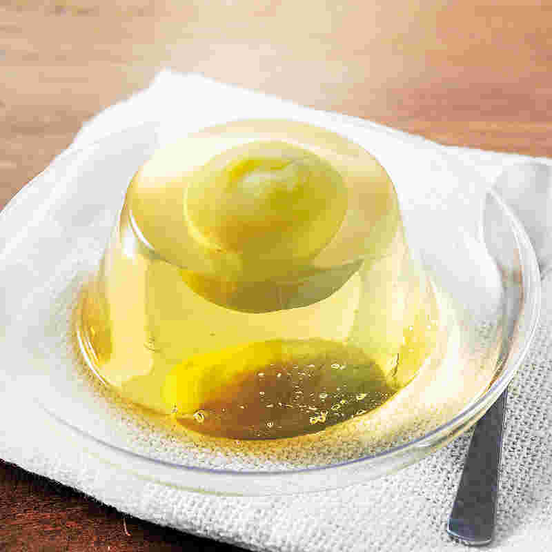 梅サワーを活用した梅ゼリー
