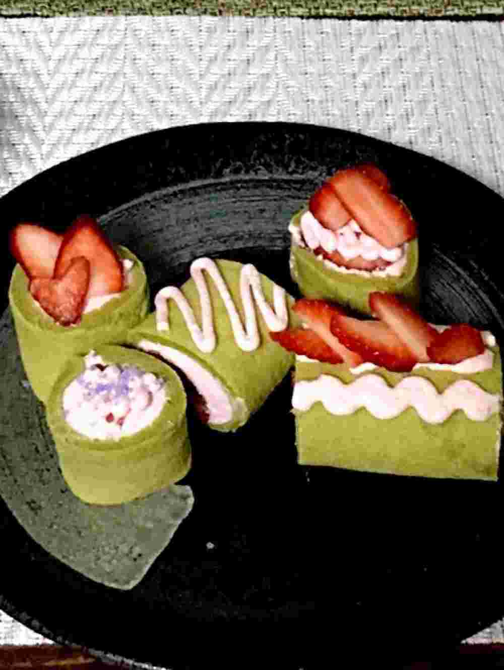 抹茶のプチケーキ