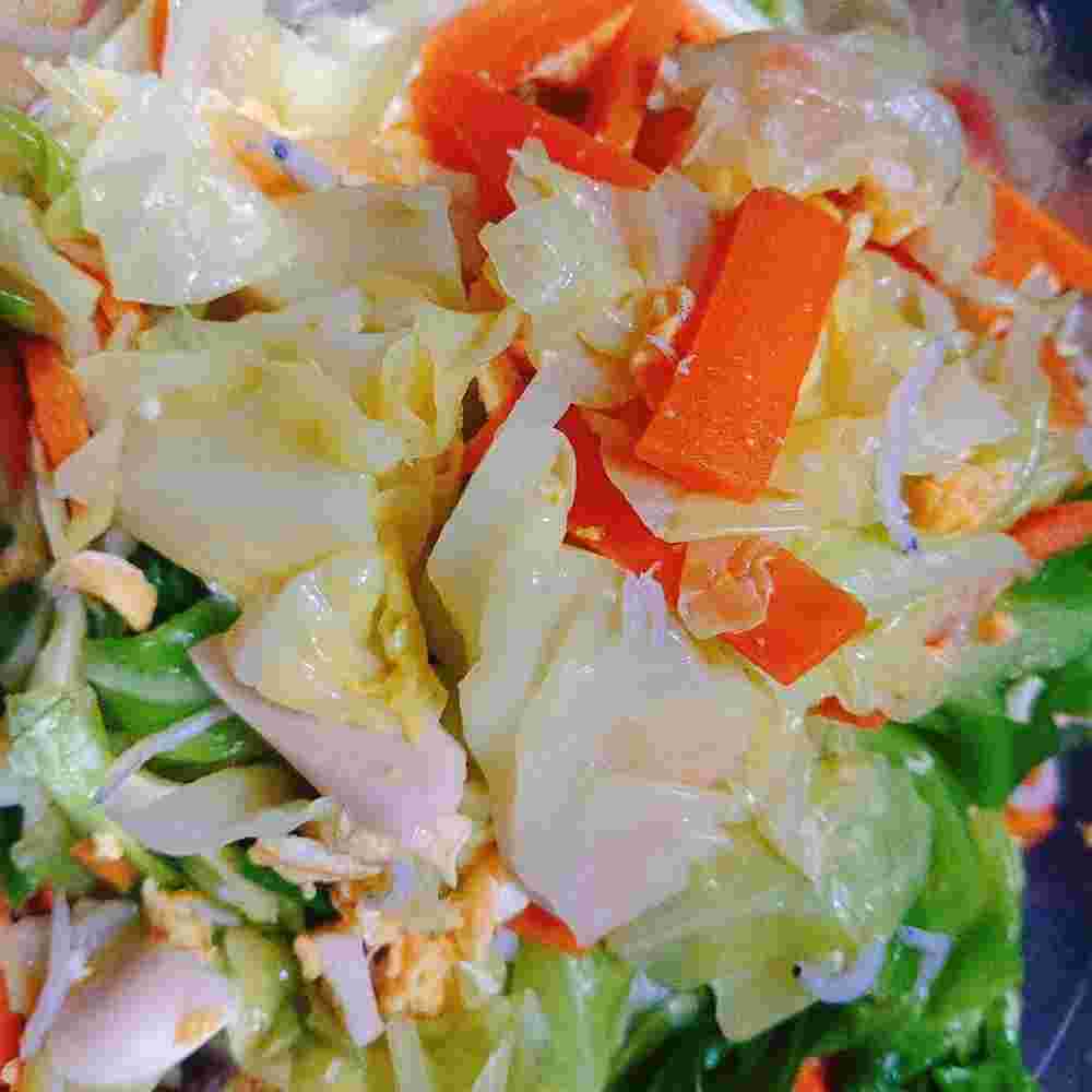 簡単なレシピで作ったキャベツの酢の物