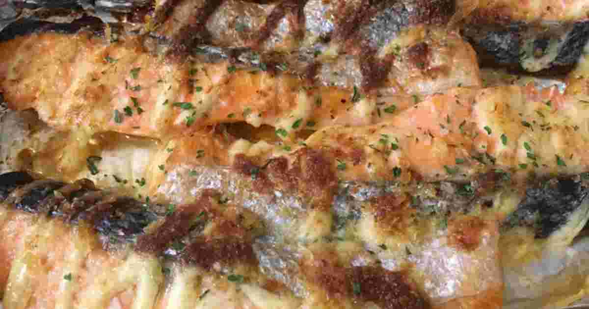 鮭のマヨチーズ焼き
