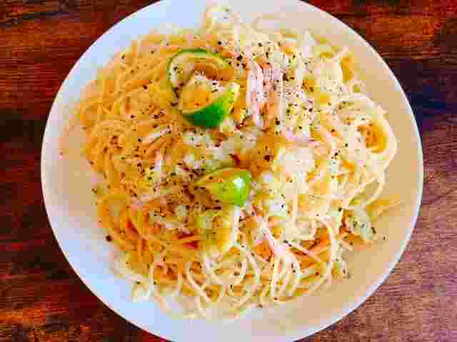 爽やかな白菜とハムのパスタレシピ