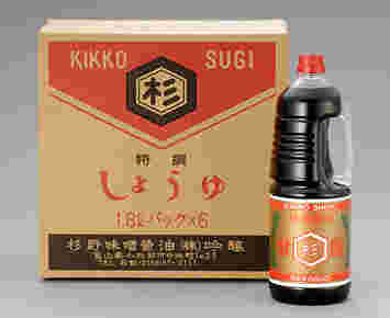 小矢部市の名産品「キッコ―スギカンロ醤油」
