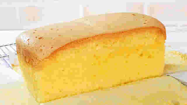 卵ケーキをアレンジしたスフレケーキ