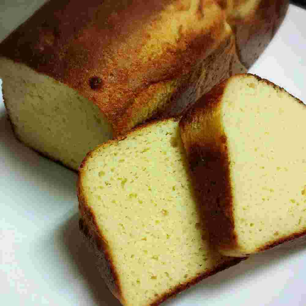 卵ケーキをアレンジしたバターケーキ