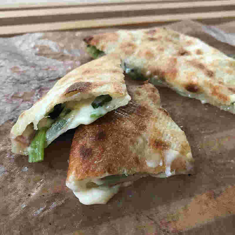 冬野菜が入ったクルチャ