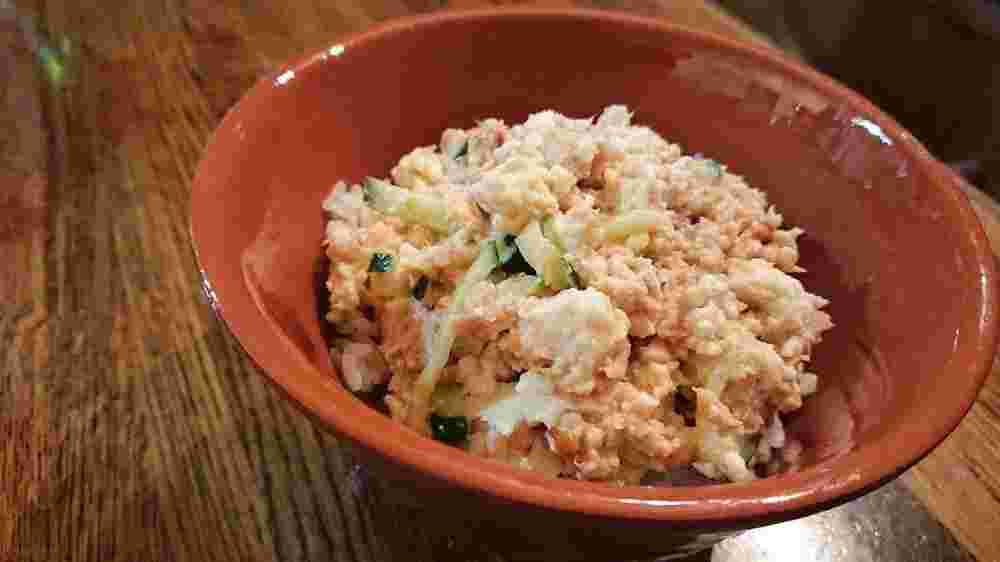 ツナ缶と豆腐のアジアン丼