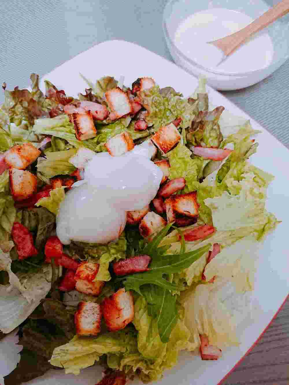 人気レシピで作る豆乳シーザーサラダ