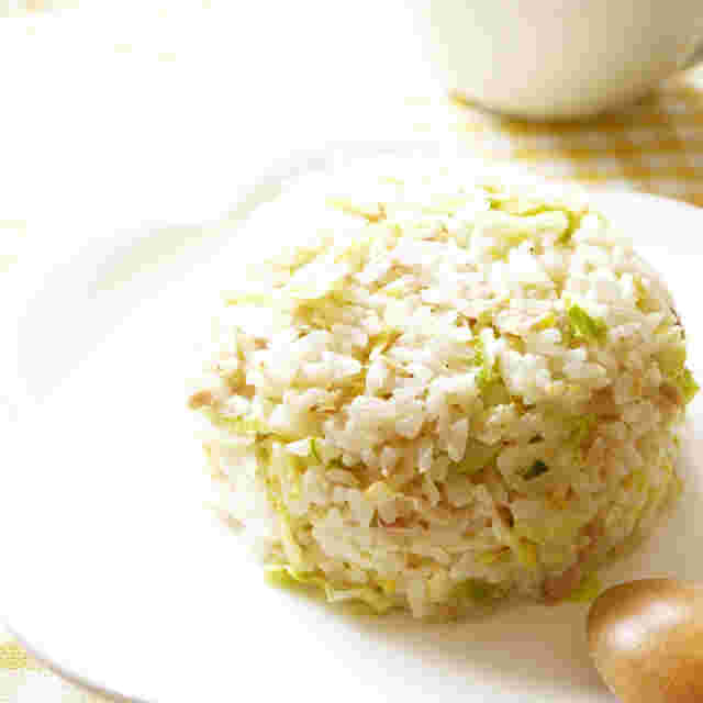 マヨネーズを使ったツナチャーハン