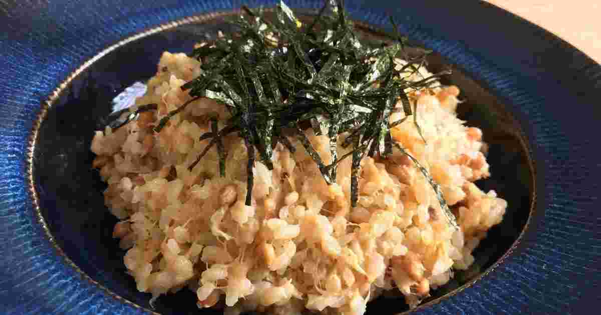納豆入りツナチャーハン