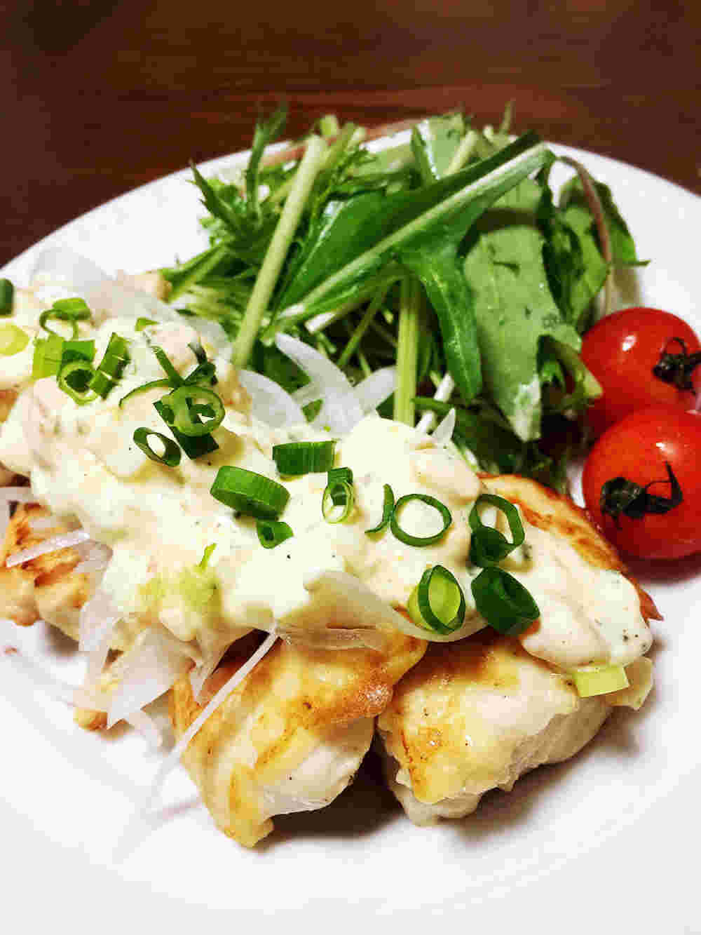 人気レシピで作る豆乳タルタルソースの鶏むね肉焼き