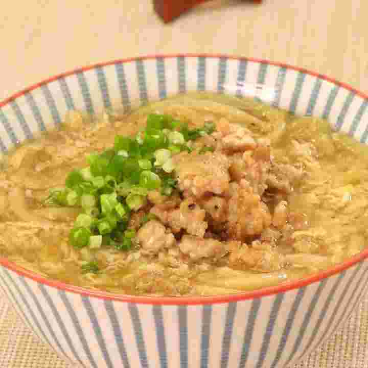肉たまあんかけうどん