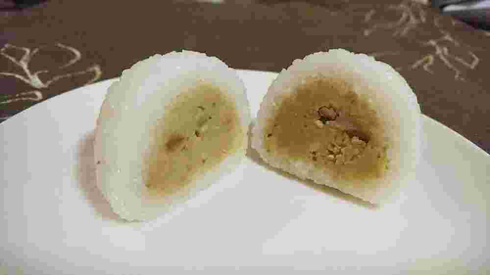 道明寺粉を使った栗きんとん
