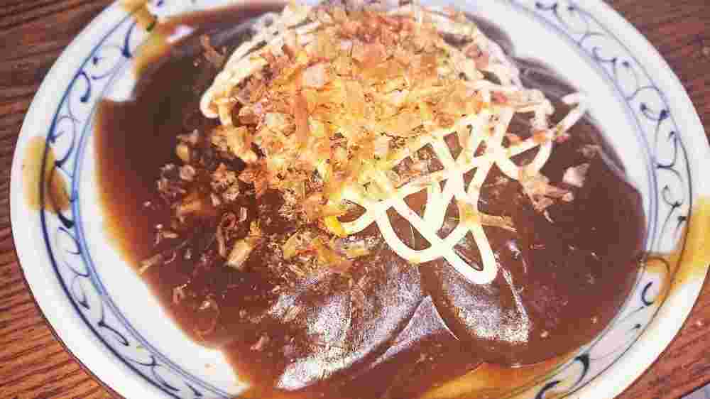 ミンチ肉を使ったお好み焼き