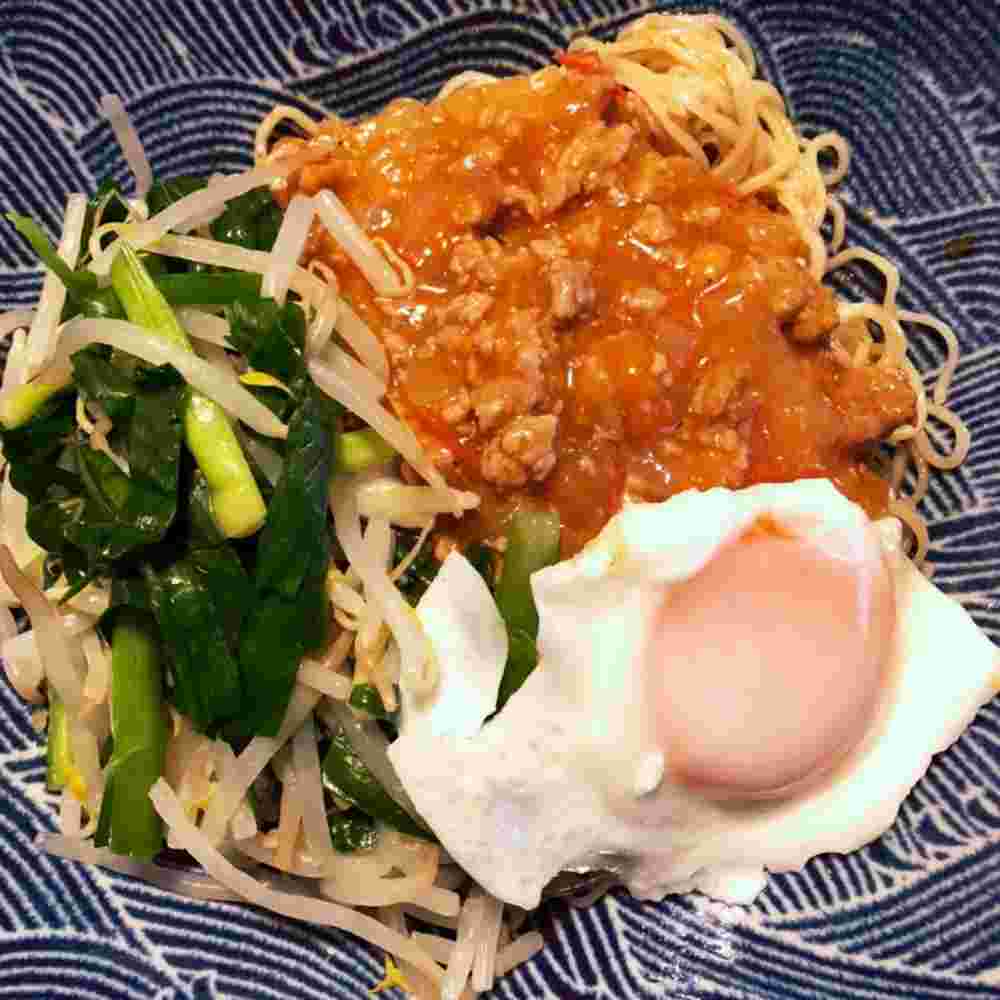 冷しラーメンごまだれアレンジ