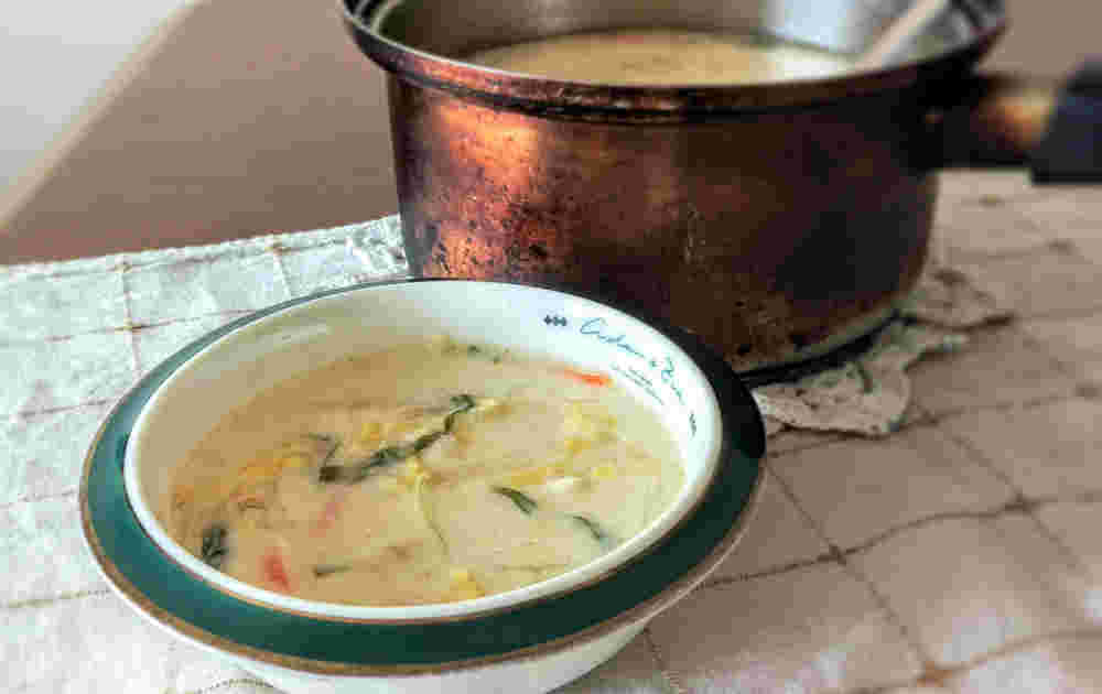 ツナと白菜の野菜たっぷり簡単ミルクスープ