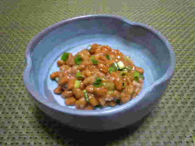 もろみ味噌と和えた納豆