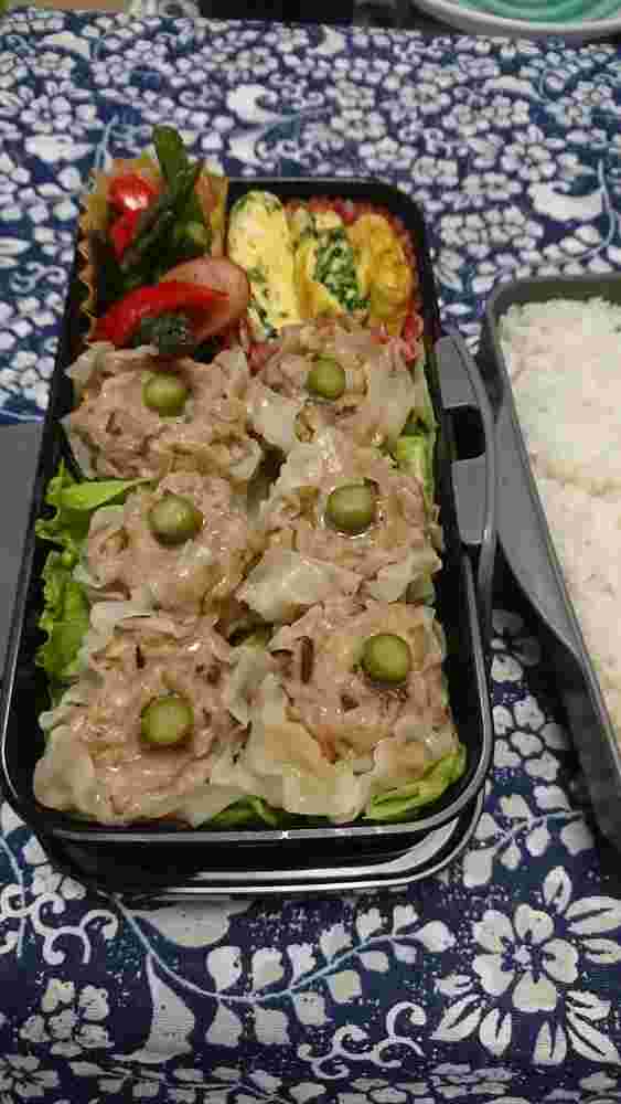 簡単なレシピで作るシューマイ旦那弁当
