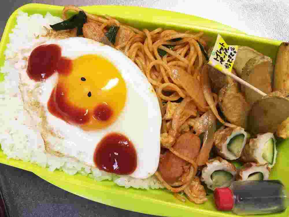 人気レシピで作るナポリタン旦那弁当