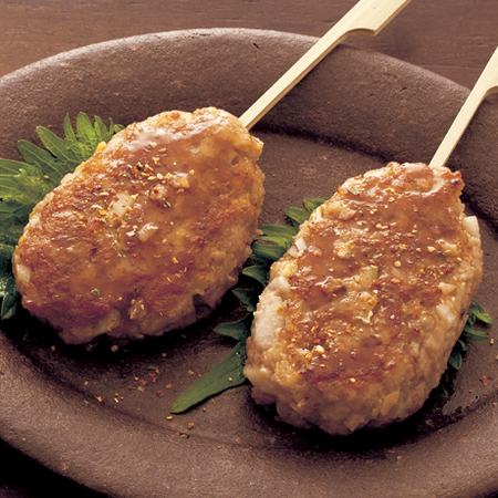 納豆とひき肉を使用したつくね