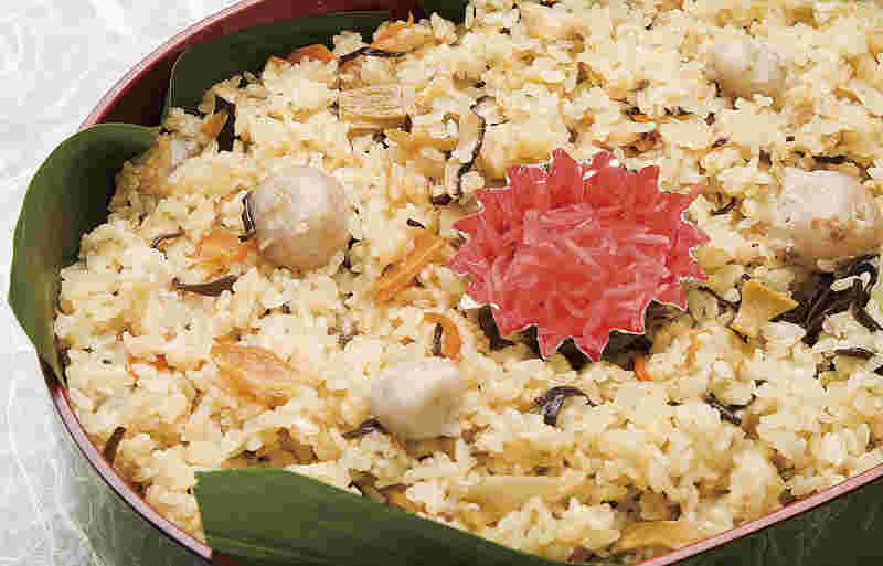 きぬかつぎ入りの炊き込みご飯