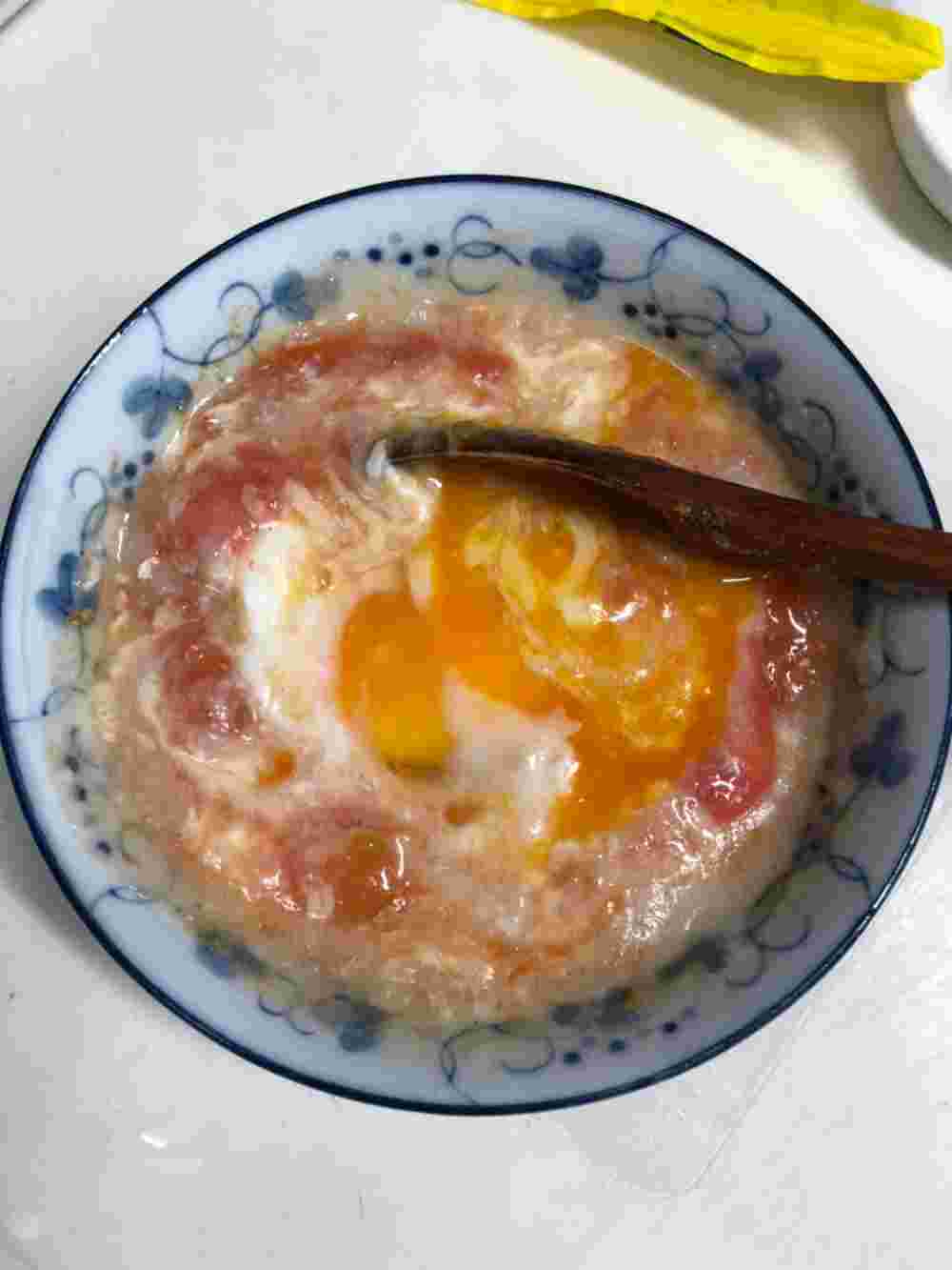 トマトとチーズのおかゆ