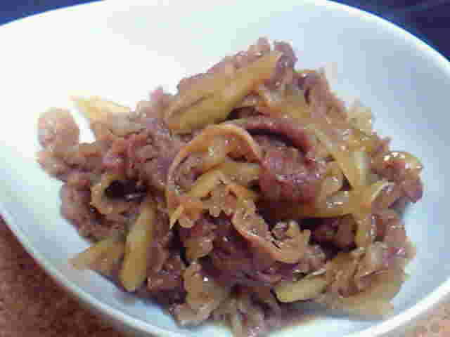 ごぼうと玉ねぎのしぐれ煮
