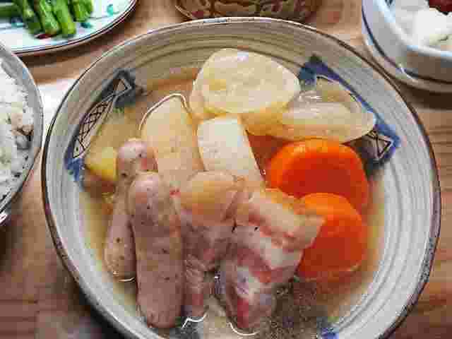 和風のセロリスープ