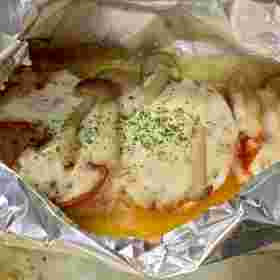 鮭とトマトのホイル焼き