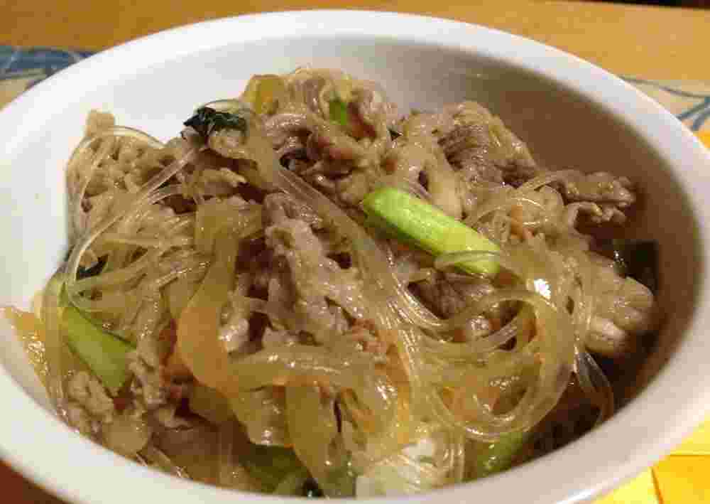 春雨牛丼