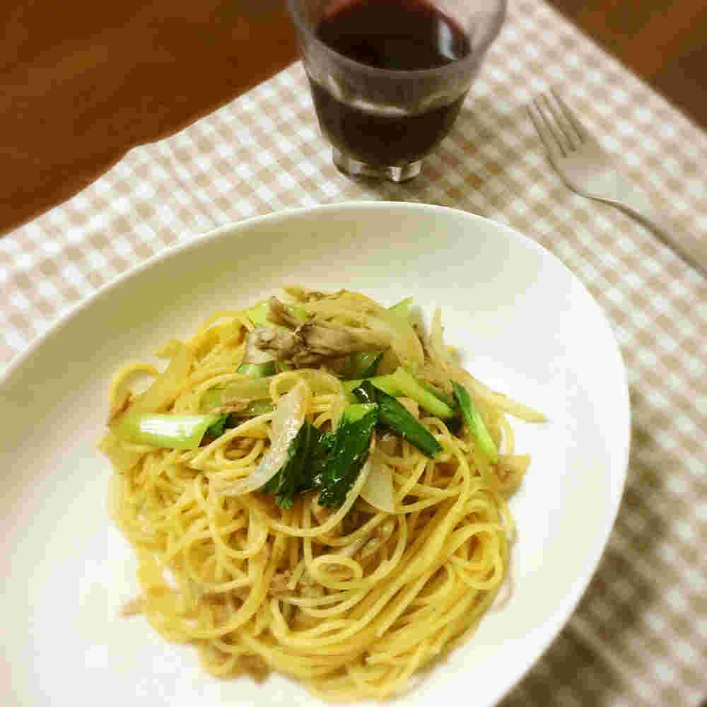 ツナと野菜の和風パスタ