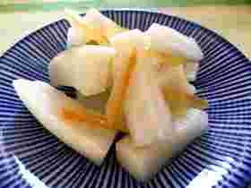 ゆず茶で作ったゆず大根