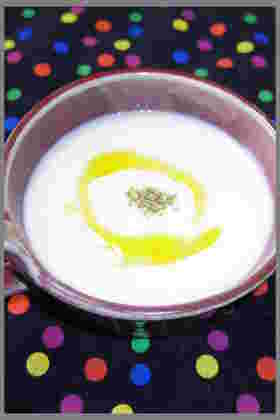 新玉ねぎの豆乳ポタージュ