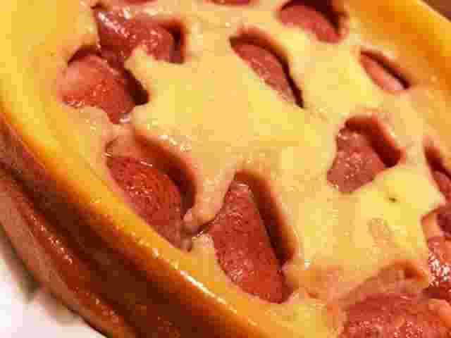 小麦で作るお菓子のいちごのクラフティ