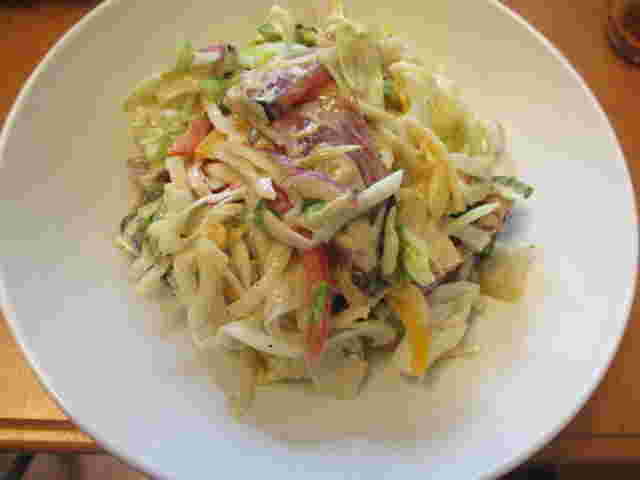 レタスと玉ねぎのおつまみサラダのレシピ
