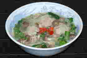 えびと生姜の肉団子春雨スープ