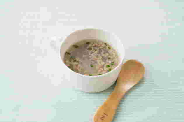 らくらく☆にこにこ離乳食レシピ カミカミ期 春雨入り中華スープ