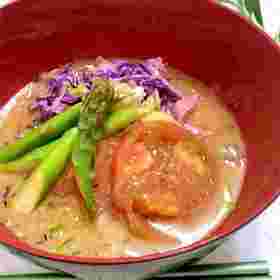 ベジトマトの春雨味噌ラーメン