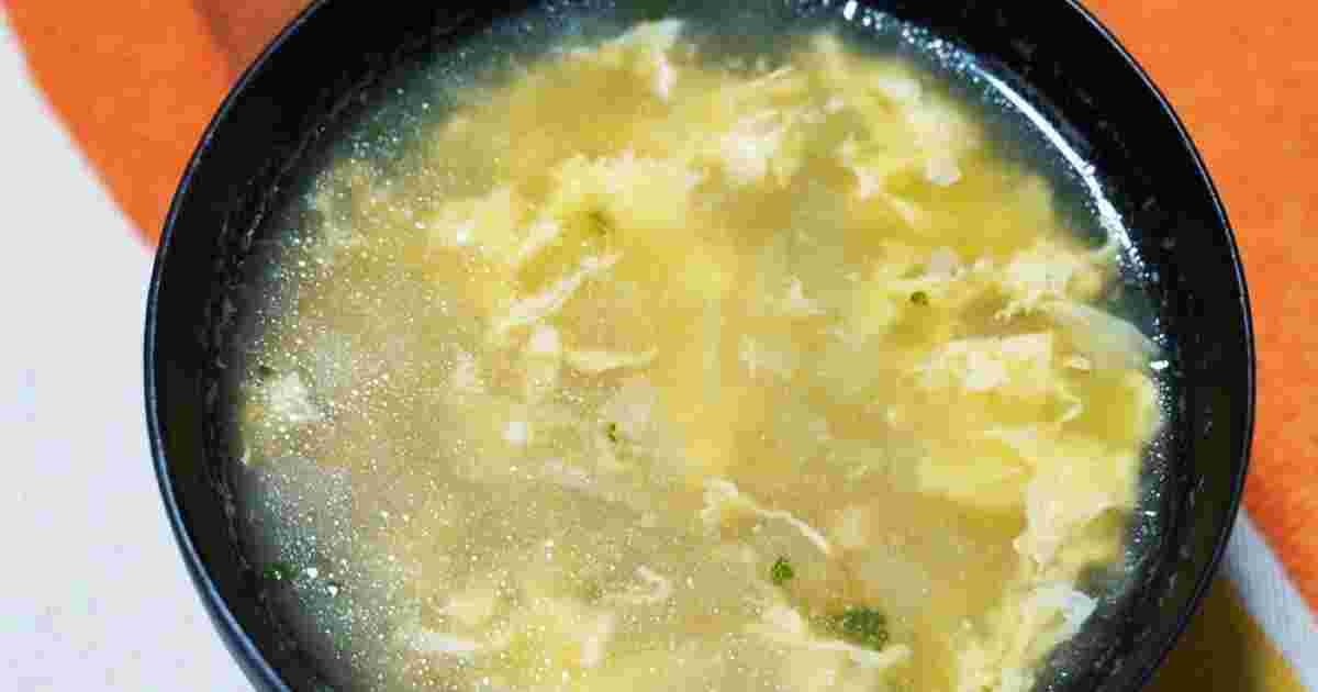 玉ねぎとかき玉のトロトロ納豆スープ