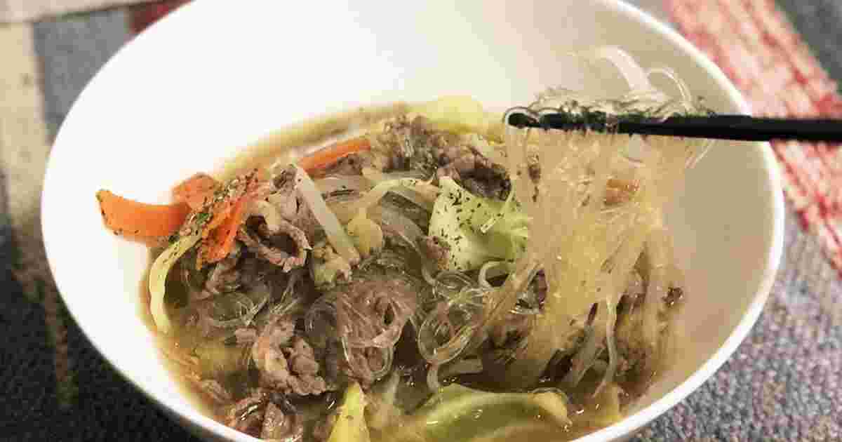 牛肉と春雨の太平燕風