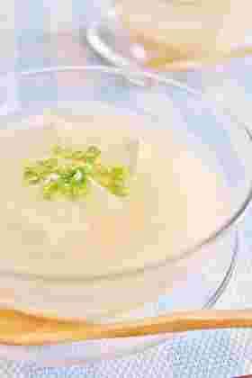 大根おろしと豆腐の冷製スープ