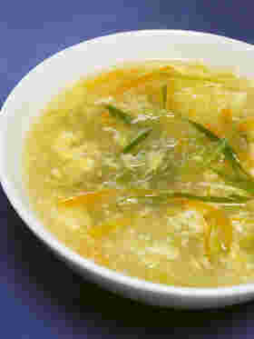 長ネギと春雨の酸辣湯麵