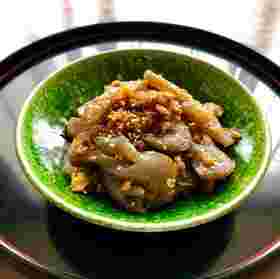 こんにゃくと鶏ひき肉のきんぴら