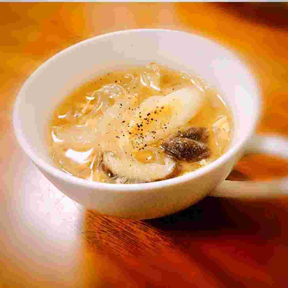 中華風春雨しいたけスープ
