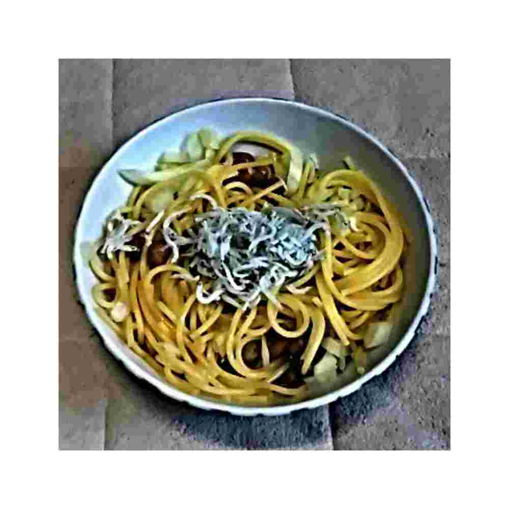 人気レシピで作る玉ねぎの入った冷製納豆パスタ